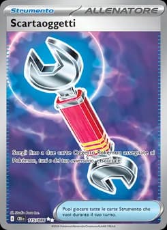 Scartaoggetti card in Italian
