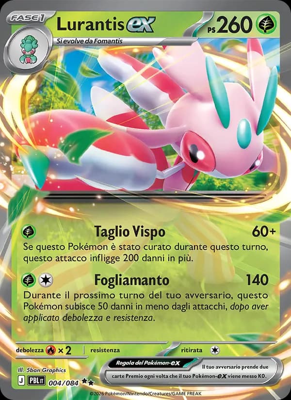 Lurantis-ex card in Italian