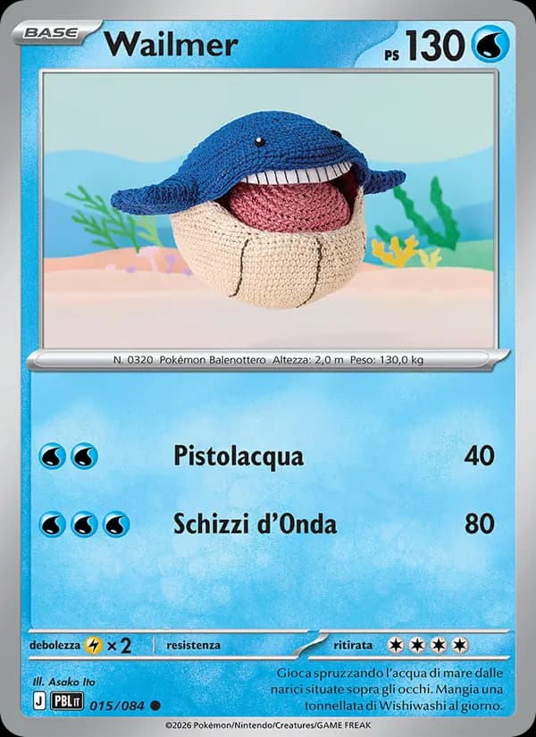 Wailmer card in Italian