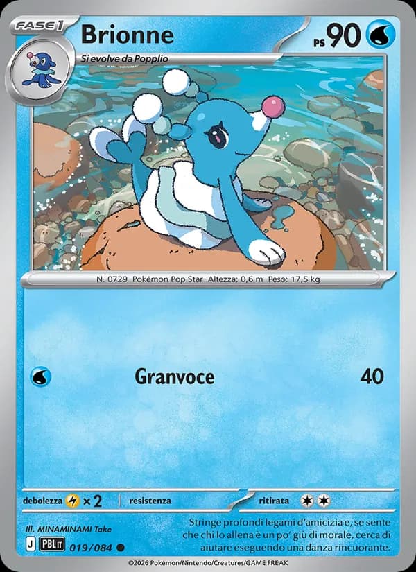 Brionne card in Italian