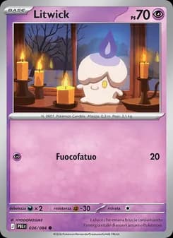 Litwick card in Italian