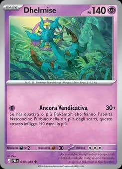 Dhelmise card in Italian