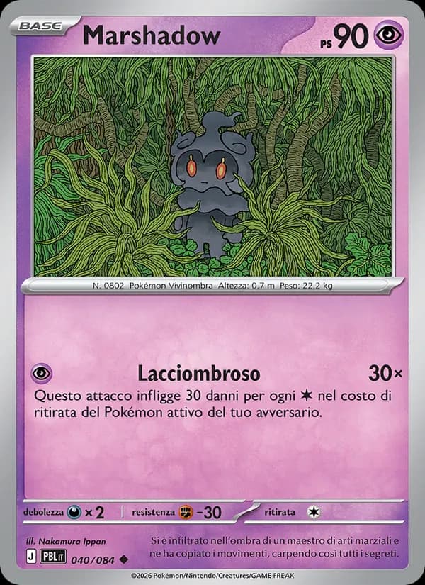 Marshadow card in Italian