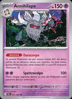 Annihilape card in Italian