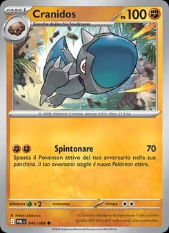 Cranidos card in Italian