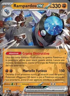Rampardos-ex card in Italian