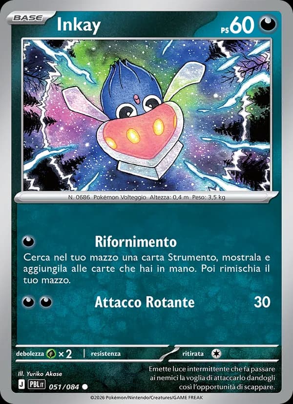Inkay card in Italian