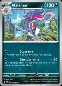 Malamar card in Italian
