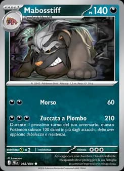 Mabosstiff card in Italian