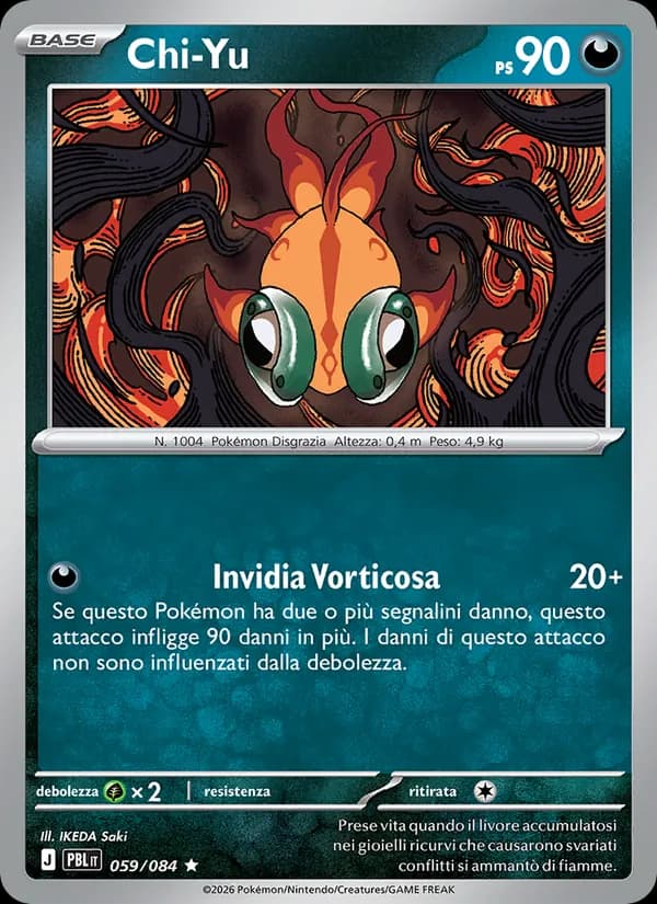Chi-Yu card in Italian