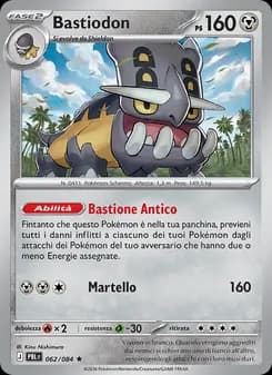 Bastiodon card in Italian