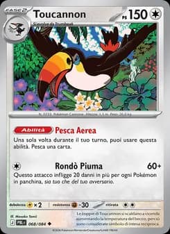 Toucannon card in Italian