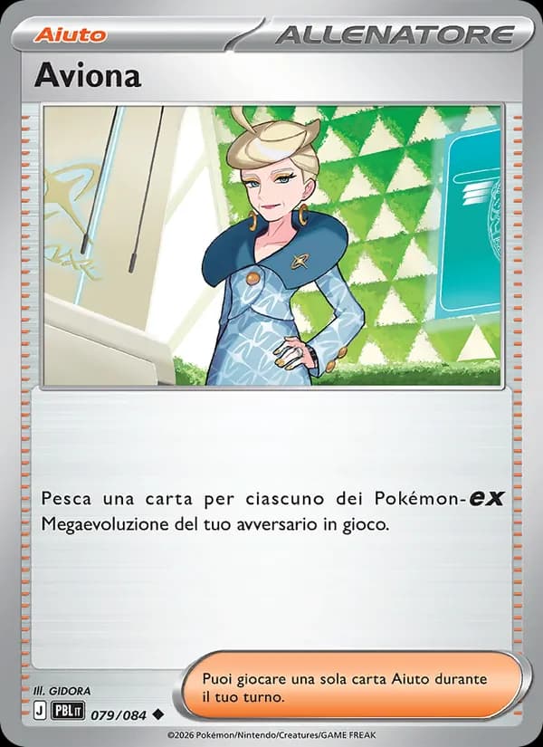 Aviona card in Italian