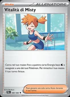 Vitalità di Misty card in Italian