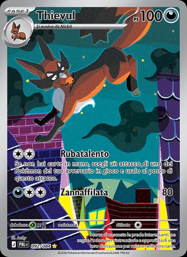 Thievul card in Italian