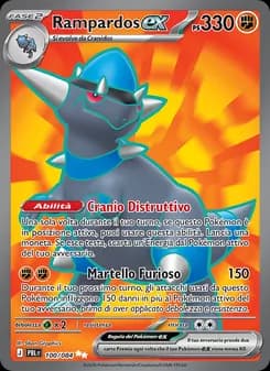 Rampardos-ex card in Italian