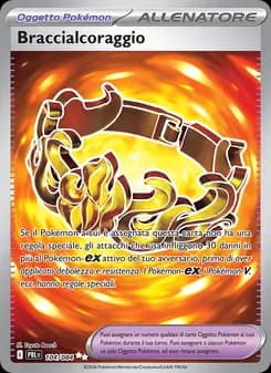 Braccialcoraggio card in Italian