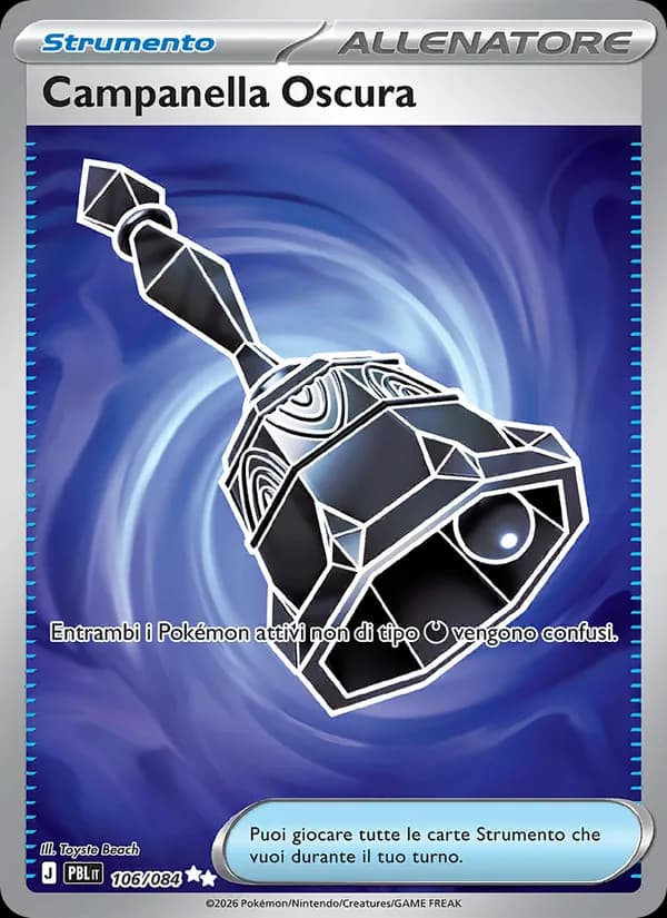 Campanella Oscura card in Italian