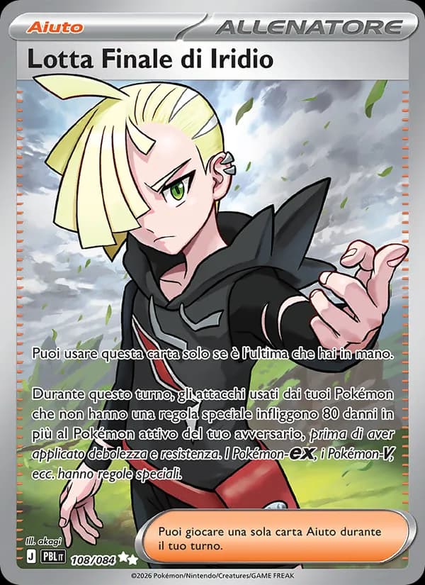 Lotta Finale di Iridio card in Italian