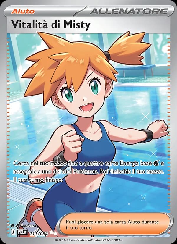 Vitalità di Misty card in Italian