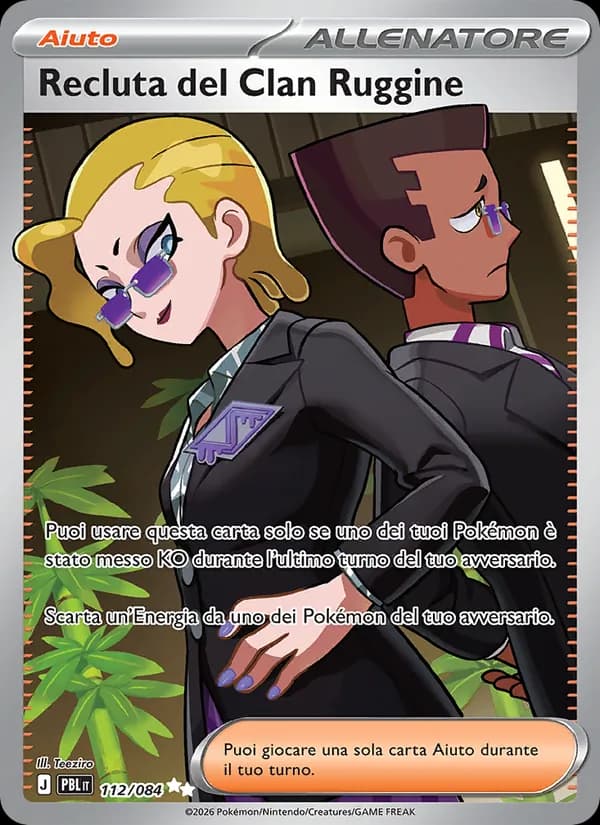 Recluta del Clan Ruggine card in Italian