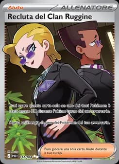 Recluta del Clan Ruggine card in Italian