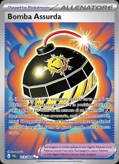 Bomba Assurda card in Italian