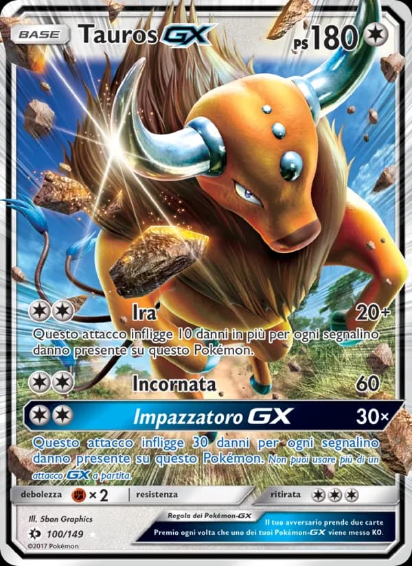 Tauros GX card in Italian