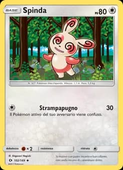 Spinda card in Italian