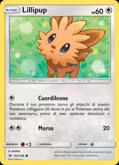 Lillipup card in Italian