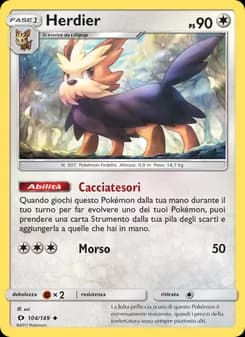 Herdier card in Italian
