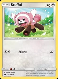 Stufful card in Italian