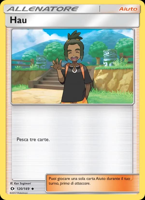 Hau card in Italian