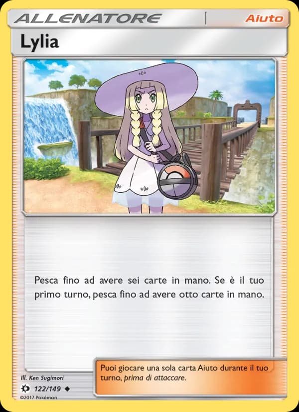 Lylia card in Italian