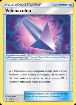 Velenaculeo card in Italian