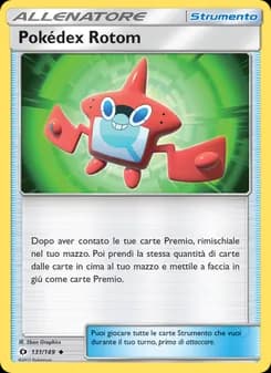 Pokédex Rotom card in Italian