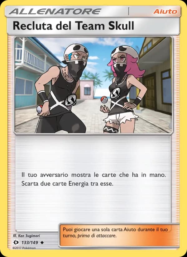 Recluta del Team Skull card in Italian