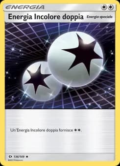 Energia Incolore doppia card in Italian