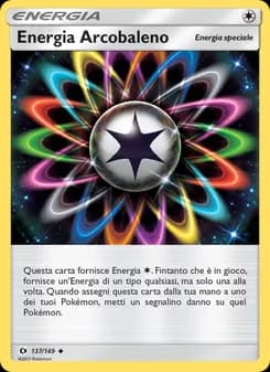 Energia Arcobaleno card in Italian