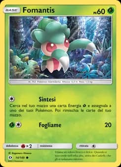Fomantis card in Italian