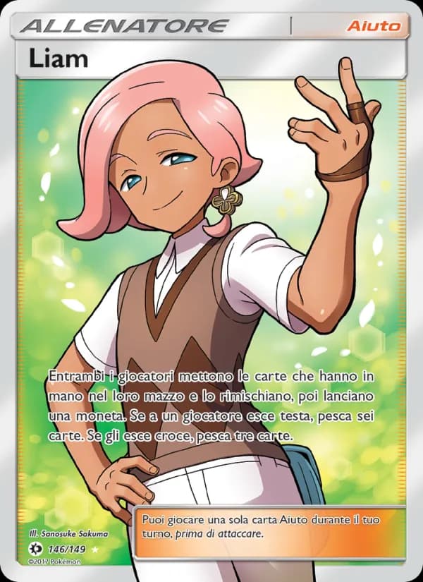 Liam card in Italian