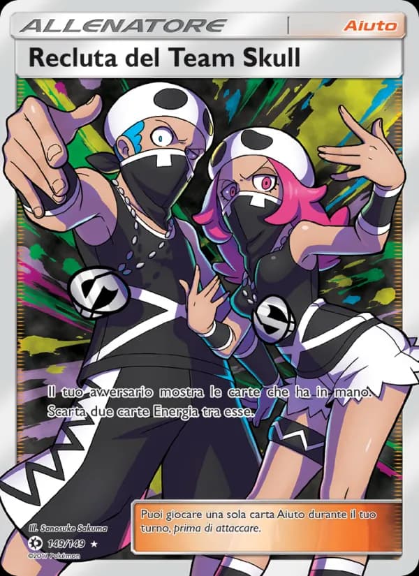 Recluta del Team Skull card in Italian