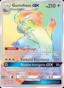 Gumshoos GX card in Italian