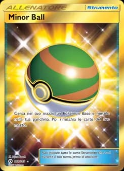 Minor Ball card in Italian