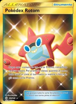 Pokédex Rotom card in Italian