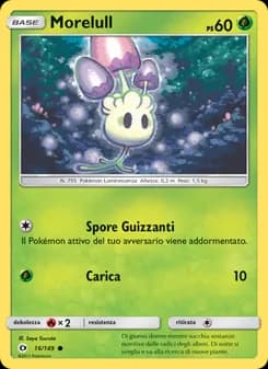 Morelull card in Italian