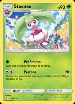 Steenee card in Italian