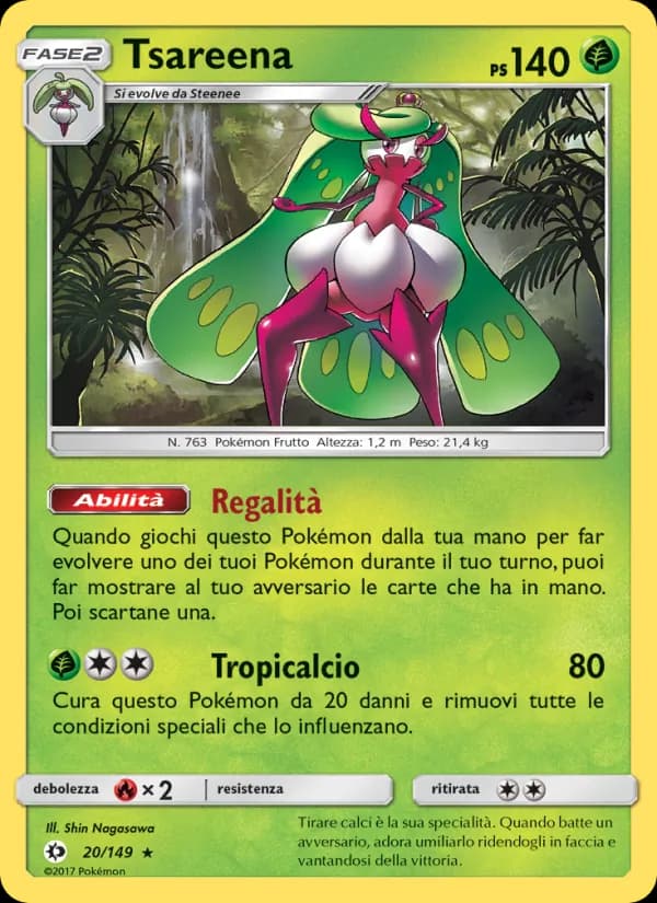 Tsareena card in Italian