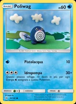 Poliwag card in Italian