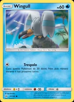 Wingull card in Italian